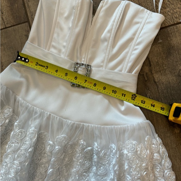 Vintage Jessica McClintock for Gunne Sax tulled roses mini dress - Picture 13 of 14